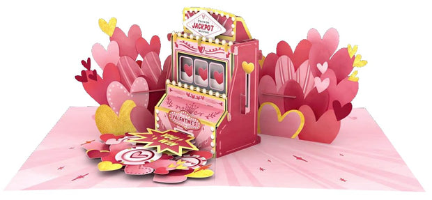 Valentine's Jackpot Pop Up Card